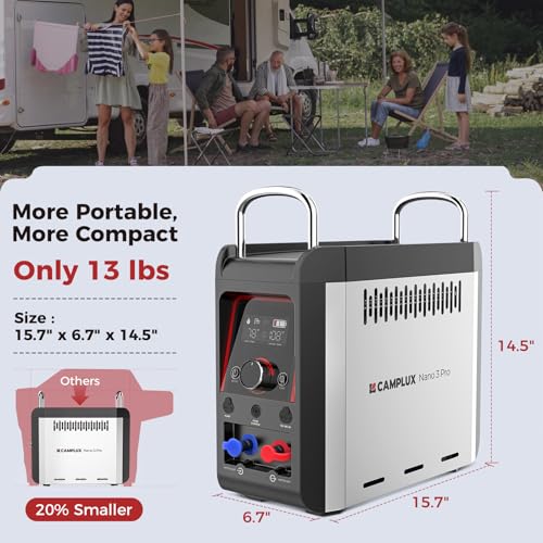 CAMPLUX Portable Water Heater for Camping Shower