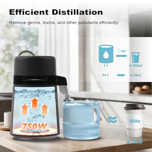 1.1 Gallon 4L Water Distiller
