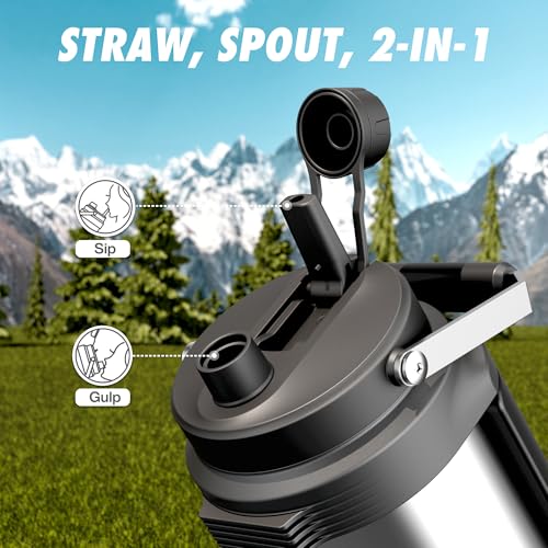 64 oz Stainless Steel Water Bottle