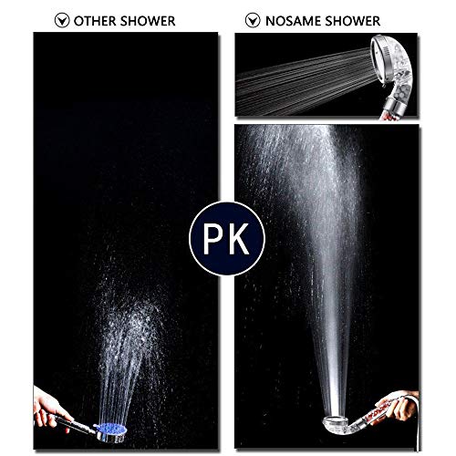 Shower Head Filter Filtration High Pressure Water Saving 3 Mode Function Spray Handheld Showerheads for Dry Skin & Hair
