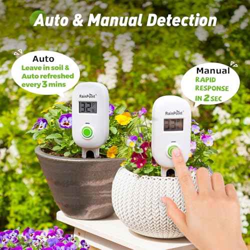 Smart Digital Wireless Plant Moisture Meter Houseplant Indoor