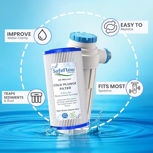 5" x 2.5" Cold Plunge Filter 20 Micron (2 Count)