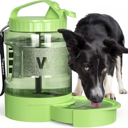 Portable Dog Travel Water Bottle (77 Fl Oz)