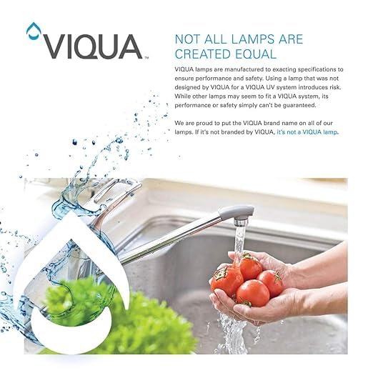 VIQUA 602807 Replacement Ultraviolet Water System UV Lamp for Models F/Plus, F4/Plus, Pro15