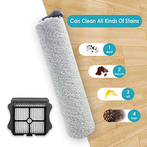 Brush Roller for Tineco Floor ONE S5 Steam Vacuum Cleaner Replacement HEPA Filter Vacuum All