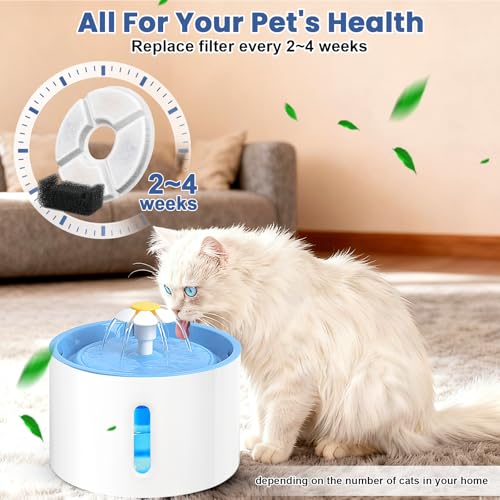 Cat Water Fountain Filter Replacement (4 Count)
