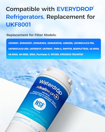 Alkaline UKF8001 Refrigerator Water Filter 4 (2 Count)