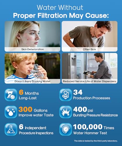 UKF8001 Refrigerator Water Filter 4 (2 Count)