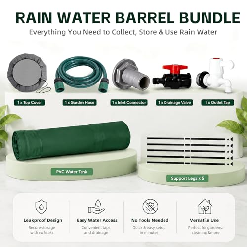 53 Gallon Collapsible Rain Water Barrel
