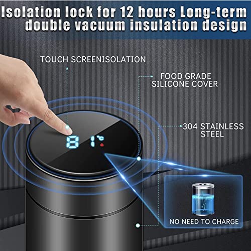 smart water bottle Led digital temperature dispaly vacuum flask