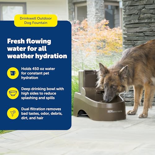 Drinkwell Outdoor Dog Water Fountain