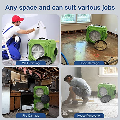HEPA Air Scrubber with 3 Stage Filtration
