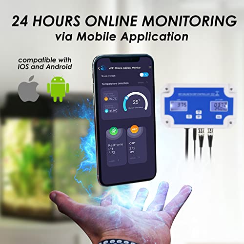 Smart pH ORP Controller Aquarium pH Monitor Wi