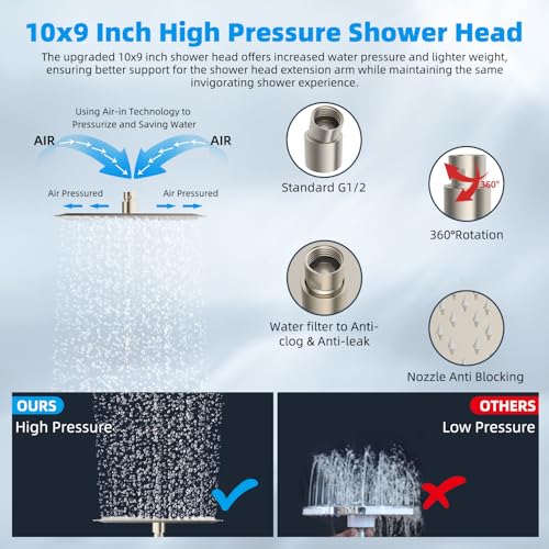 10" Dual Filtered Shower Head