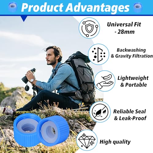 2 Pack Water Filter Coupling Kit with Cleaning Gasket (2 Count)