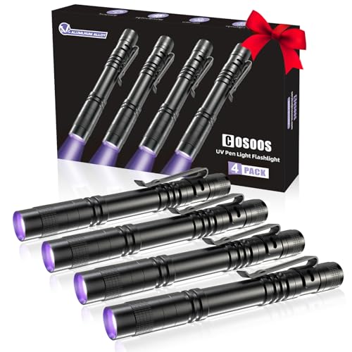 UV Black Light Flashlights (4 Count)