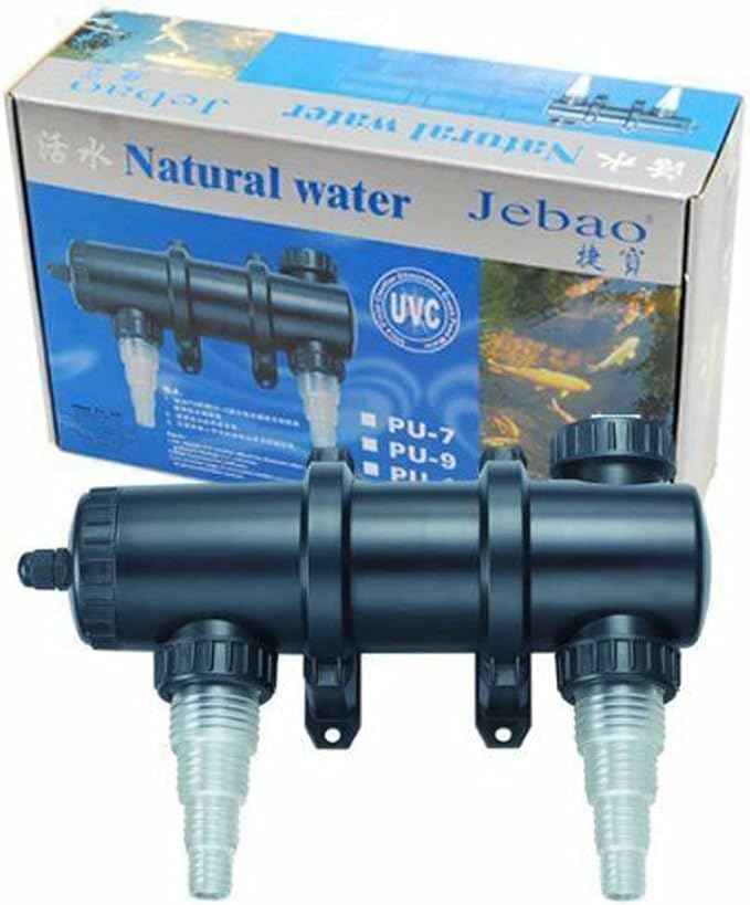 Jecod Jebao PU-11 PU-13 PU13 Pond and Aquarium Clarifier, 13-watt, Black