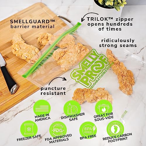 XXL Reusable Food Storage Bags (15 Count)