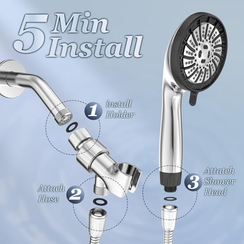 Filtered Shower Head with Handheld
