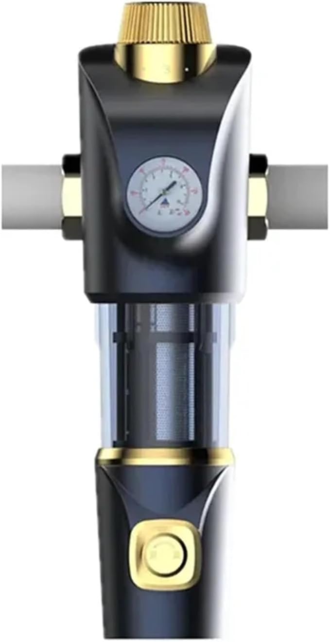 Automatic Flushing Backwash Prefilter Spin Down Sediment Water Filter Central Whole House Purifier System(Small Water purifier)
