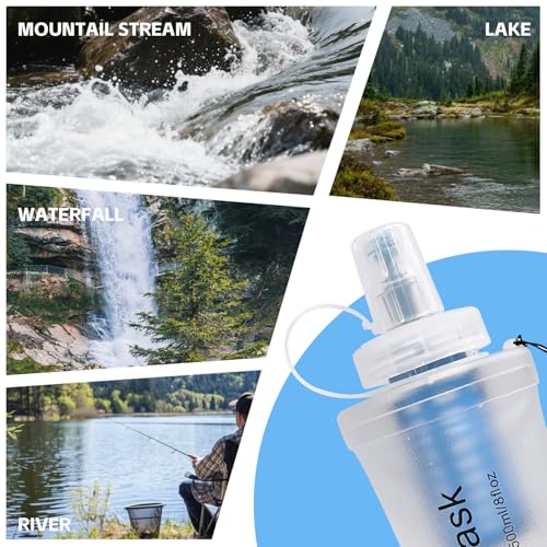 Collapsible Water Bottle with Filter System
