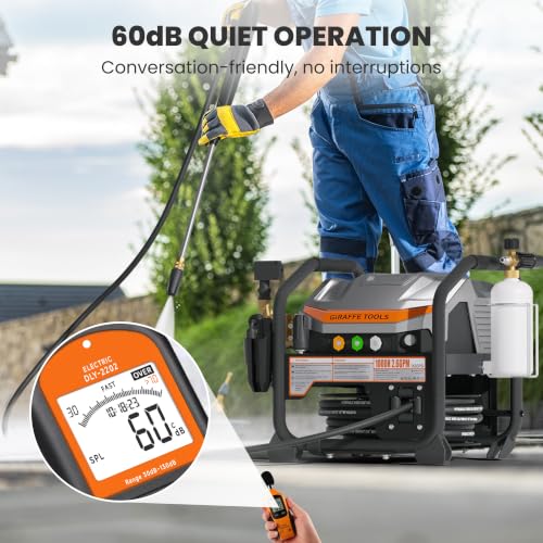 Crossfalls Wall Mounted Pressure Washer Ultra with 50FT Hose