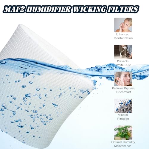 MAF2 Humidifier Filter Replacement for AIRCARE Essick Air Moist Air MA0800 MA0600 MA08000 MA0601 for Kenmore 15408 15508 154080 17006 29706 29988 Series Humidifier Super Wick Filter