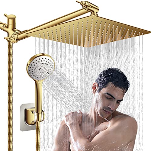 Shower Head 12'' Rain Shower Head with 11'' Extension Arm