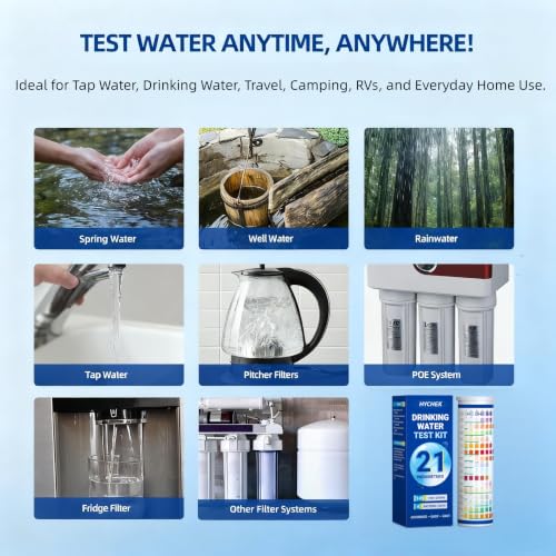 21 in 1 Accurate Drinking Water Test Kit (145 Count)