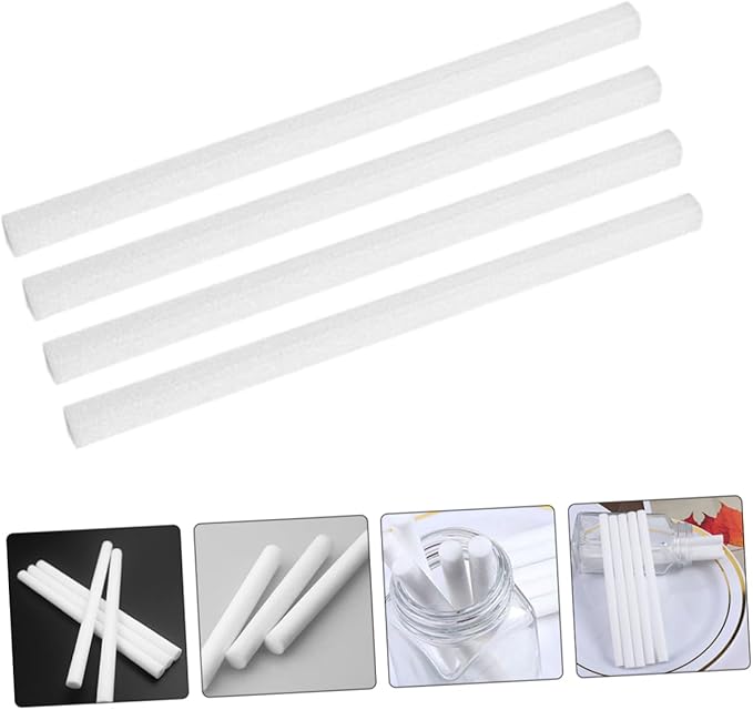 Unomor 50pcs Humidifier Cotton Swab Replacement Aroma Sticks Diffuser Stick Replacements Essential Oil Absorbing - AquaVibe