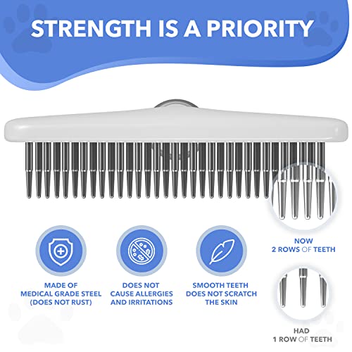 Dog rake deshedding dematting Brush Comb