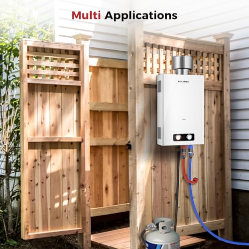 CAMPLUX 4.22 GPM Propane Tankless Water Heater with 4.33'' S