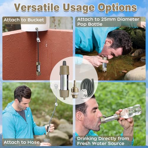 L630 Portable Water Filter with Upgraded Vacuum Packaging