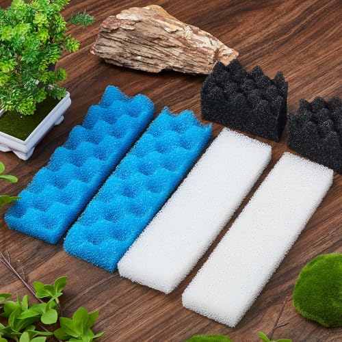 6 Pcs Aquarium Filters Bio Sponge Sets Compatible with Fluval 406 (6 Count)