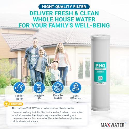 1x Max Water 20" BB Whole House 20" x 4.5" Anti