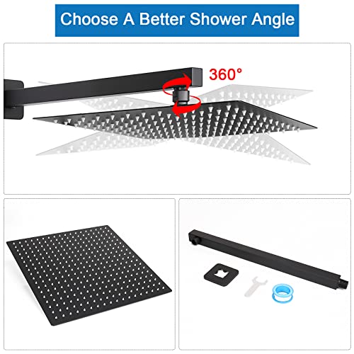 Shower Head with Extension Arm