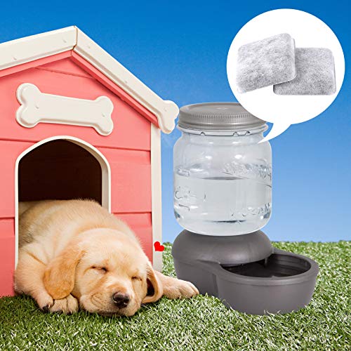 Dog Water Filter Replacement Compatible with Petmate Bowl Filters (6 Count)