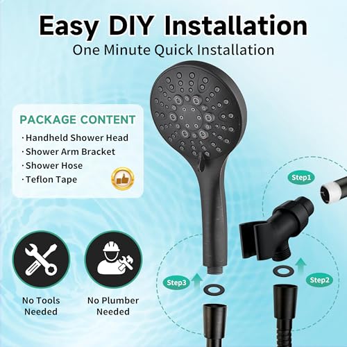 High Pressure Shower Head with Handheld