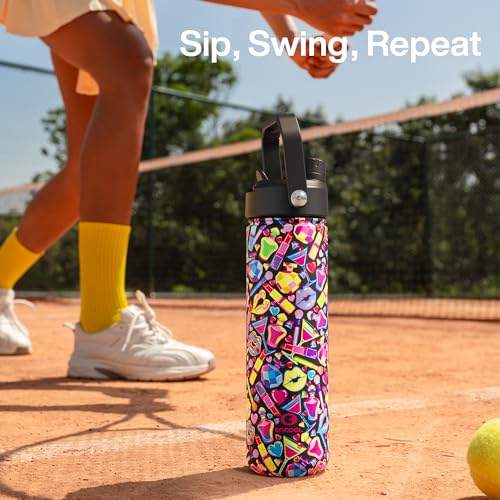 Insulated Water Bottle with Straw Stainless Steel Water Bottle