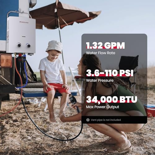 1.32 GPM Portable Gas Tankless Water Heater