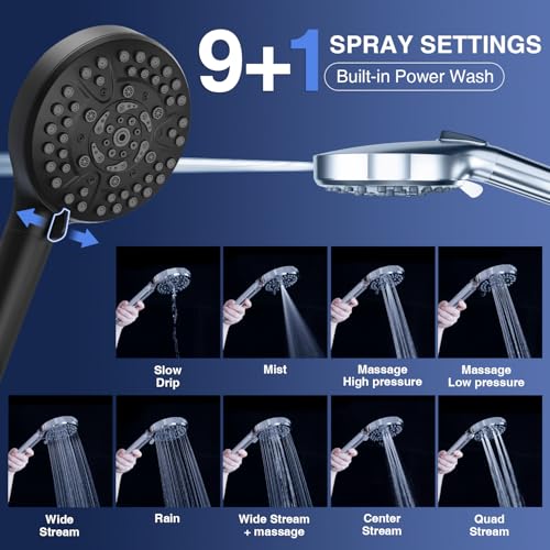 Filtered Shower Head with Handheld