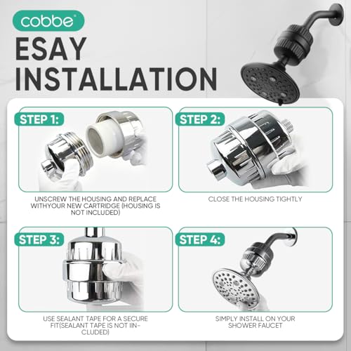 20 Stage Shower Head Filter with KDF