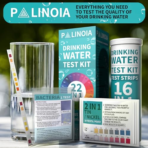 22 in 1 Drinking Water Test Kit 130 Strips (130 Count)