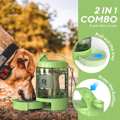 Portable Dog Travel Water Bottle (77 Fl Oz)