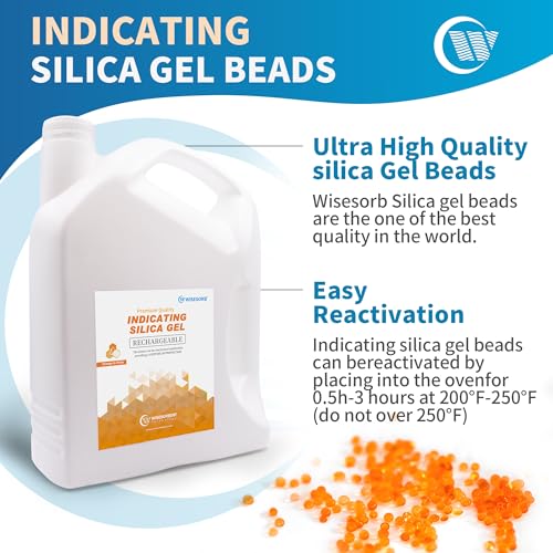 22.5 LBS] Orange Premium Indicating Silica Gel Beads