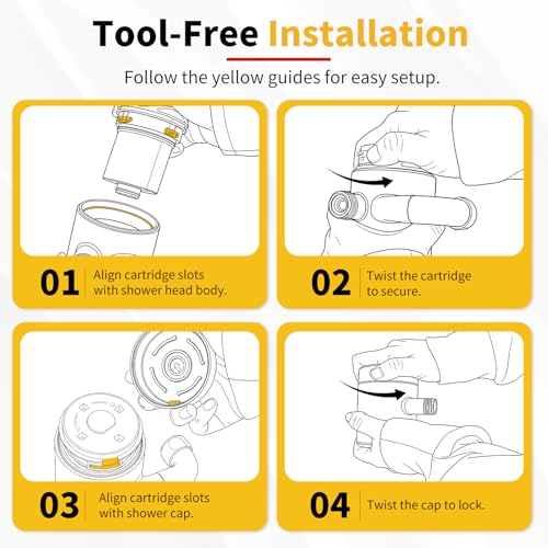 Shower Filter Cartridge Compatible with Delta 7RC100
