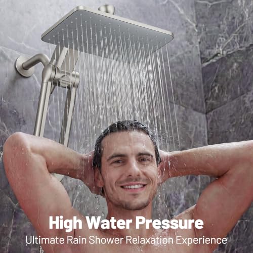 Dual Filtered Rainfall Handheld Showerhead Spray Combo with 7 Modes