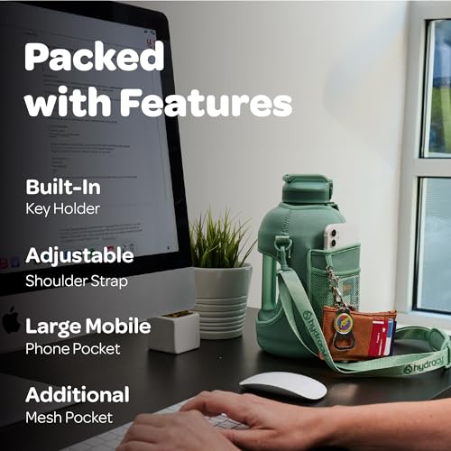 2.3L BPA Free Tritan Plastic Water Bottle with Adjustable Shoulder Strap