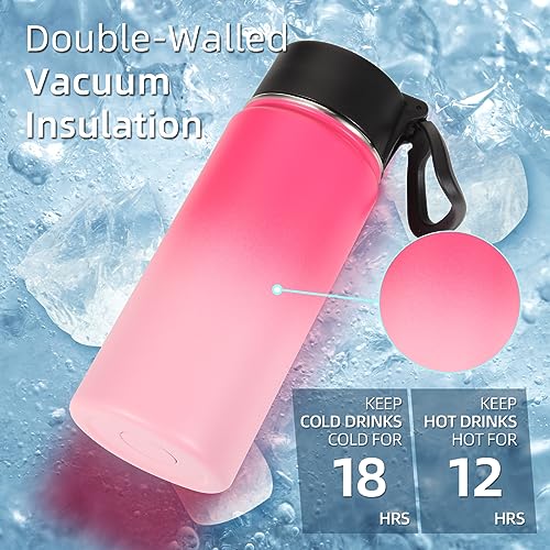 16 OZ Kids Water Bottle Bulk 2 Pack (2 Count)