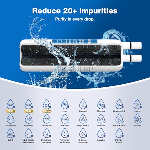W10295370A Water Filter for Whirlpool Refrigerator Replacement Compatible with EDR1RXD1